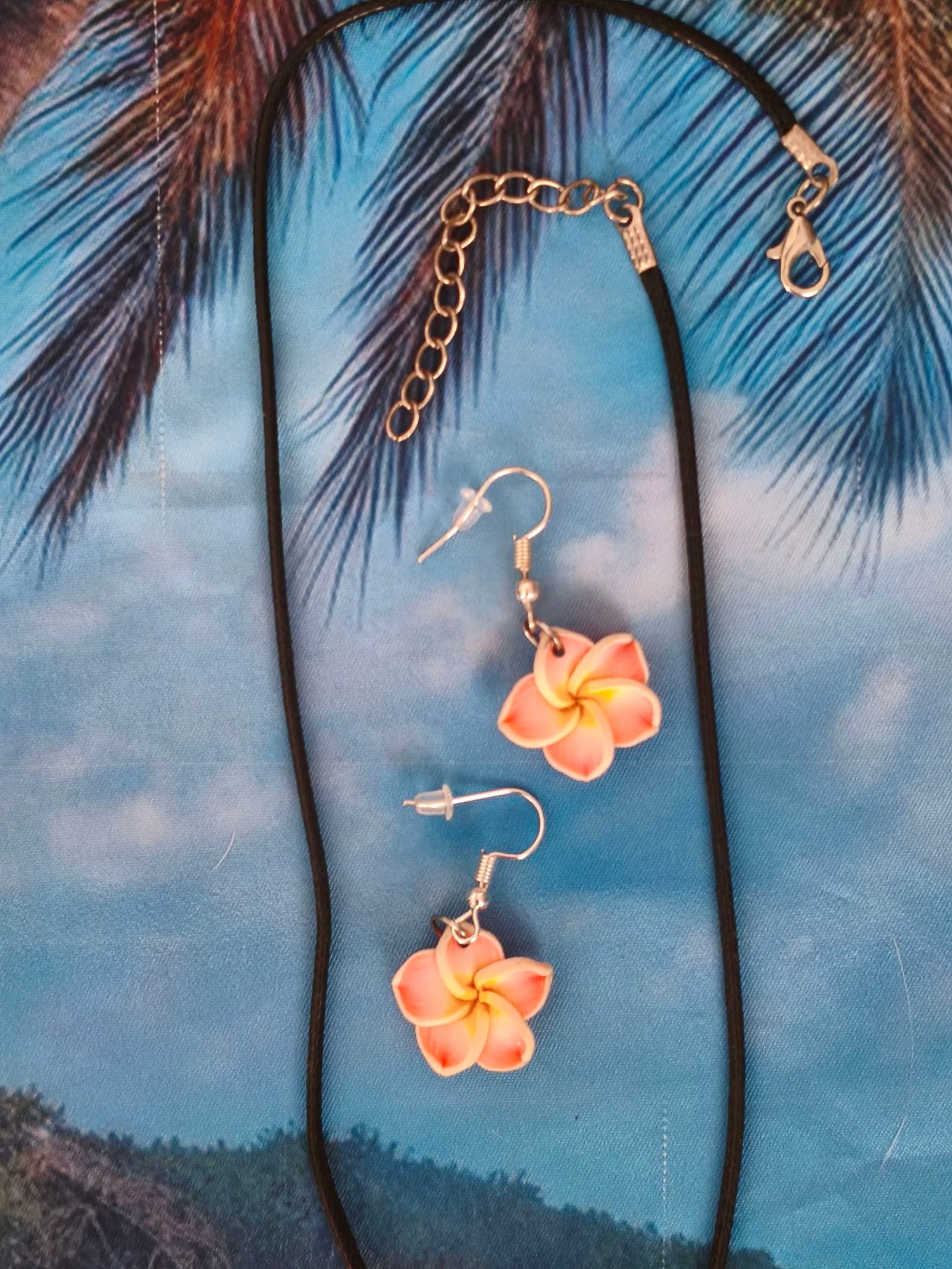 Collier en oorbellen vintage TBE – photo 7